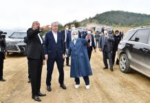 Prezident İlham Əliyev Türkiyə Prezidenti Rəcəb Tayyib Ərdoğanı Füzuli rayonunda qarşılayıb (FOTO/VİDEO) (YENİLƏNİB)