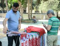 Bakıda azarkeşlər Türkiyənin oyununu gözləyir (FOTOSESSİYA)