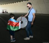 Bakıda azarkeşlər Türkiyənin oyununa yollanırlar (FOTOSESSİYA)
