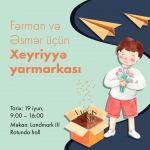 Bakıda Əsmər və Fərman üçün xeyriyyə yarmarkası keçiriləcək (FOTO)