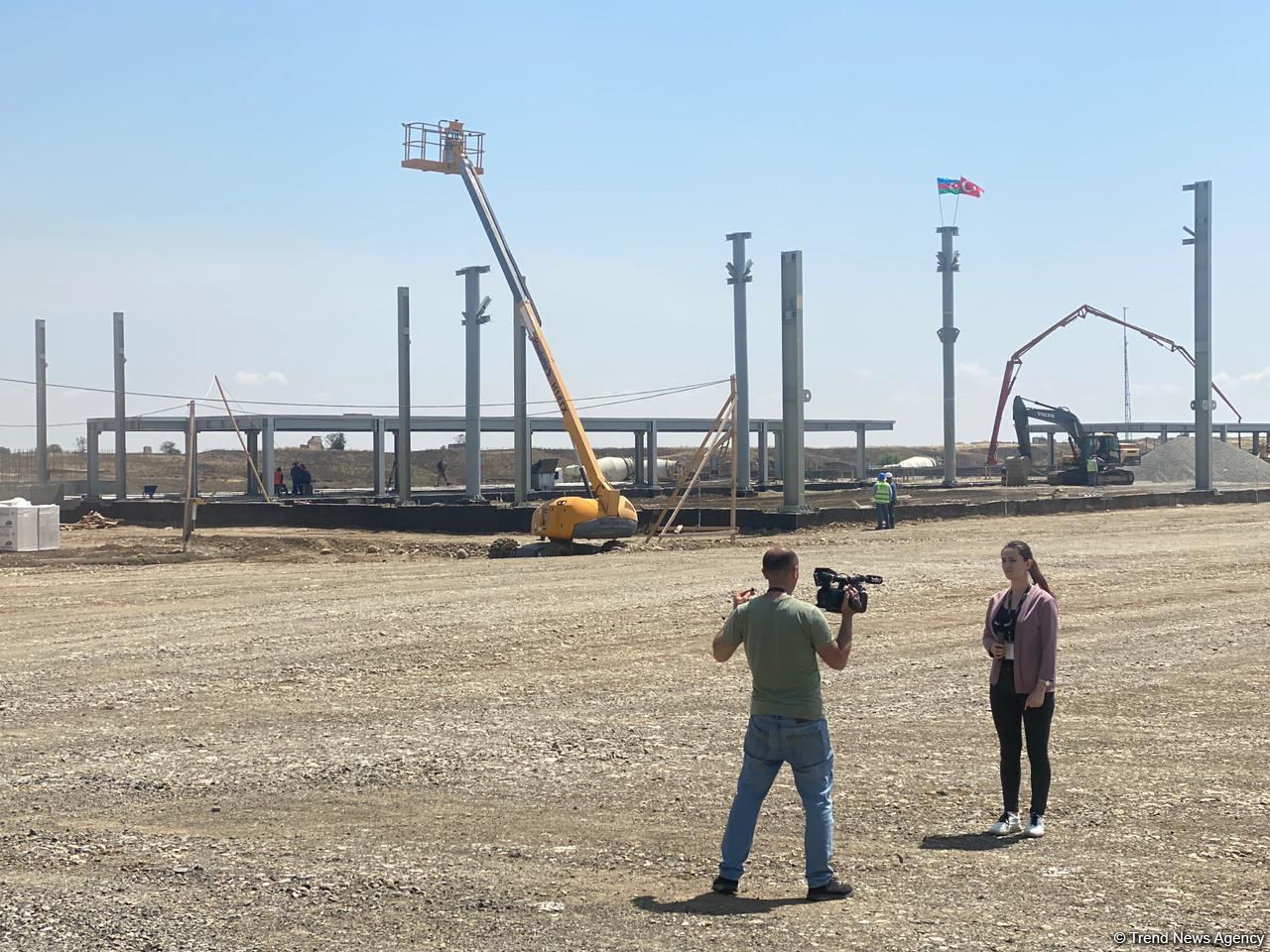 Füzuli aeroportunun tikintisində son vəziyyət açıqlandı - Bu tarixdə ilk uçuşları olacaq (FOTO)