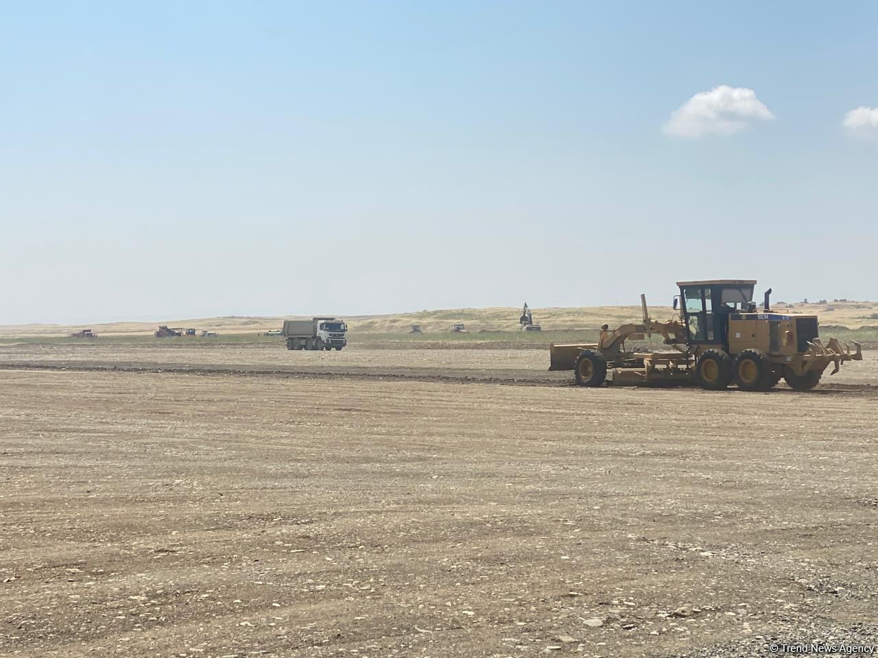 Füzuli aeroportunun tikintisində son vəziyyət açıqlandı - Bu tarixdə ilk uçuşları olacaq (FOTO)