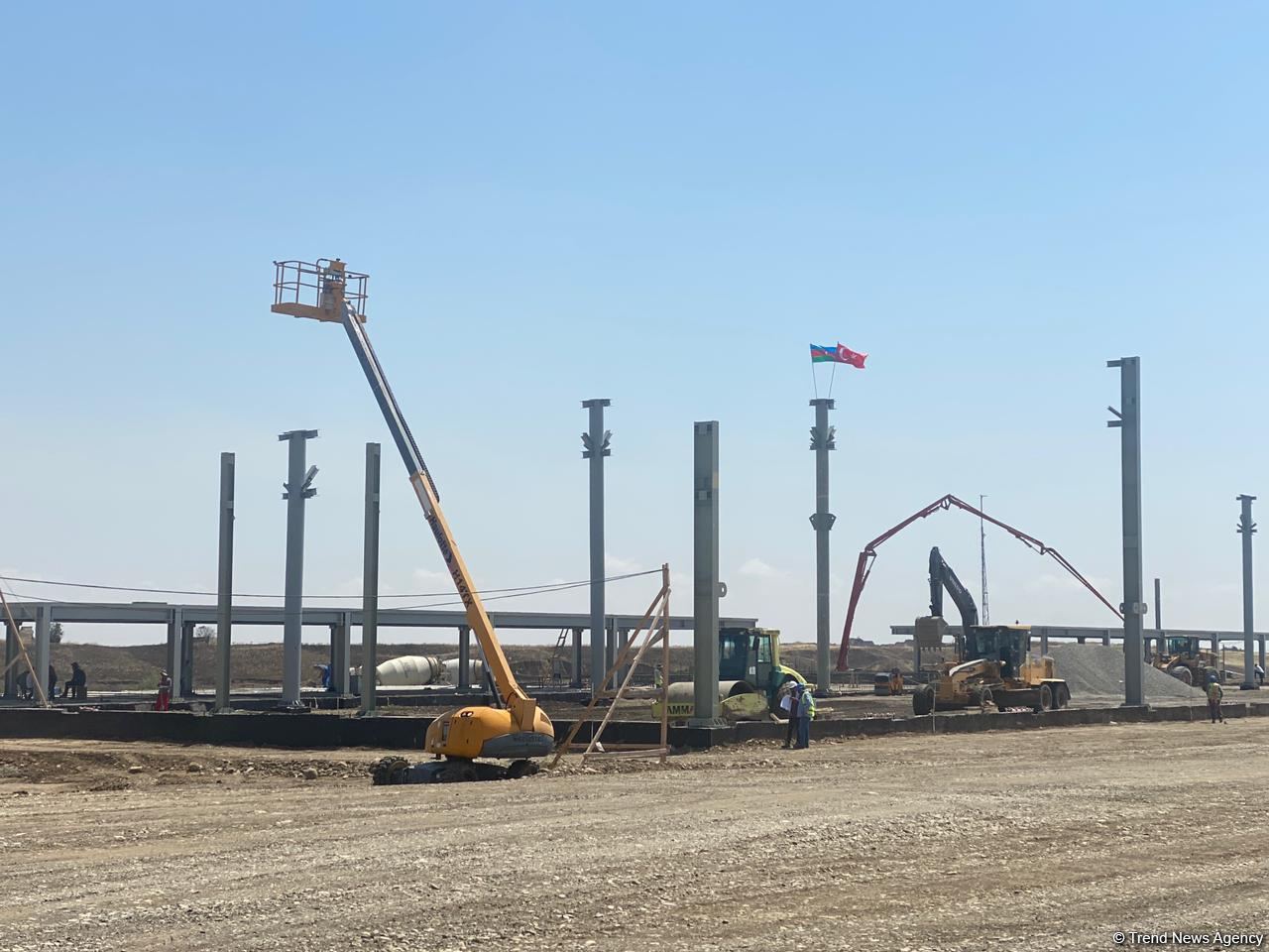 Füzuli aeroportunun tikintisində son vəziyyət açıqlandı - Bu tarixdə ilk uçuşları olacaq (FOTO)