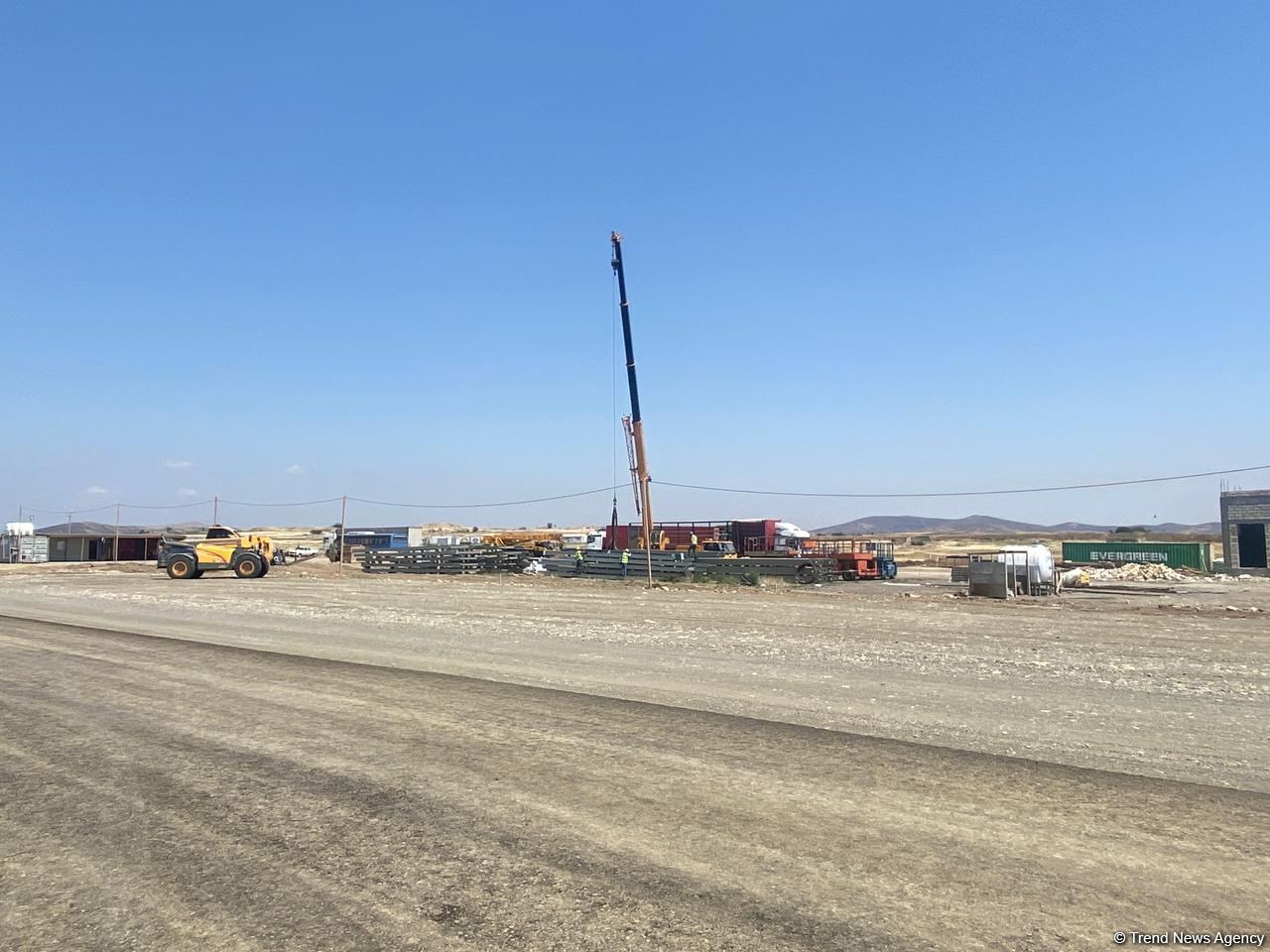 Füzuli aeroportunun tikintisində son vəziyyət açıqlandı - Bu tarixdə ilk uçuşları olacaq (FOTO)