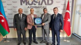 Kocaeli Ticarət Palatası idarə heyətinin sədri MÜSİAD Azərbaycanı ziyarət edib (FOTO)