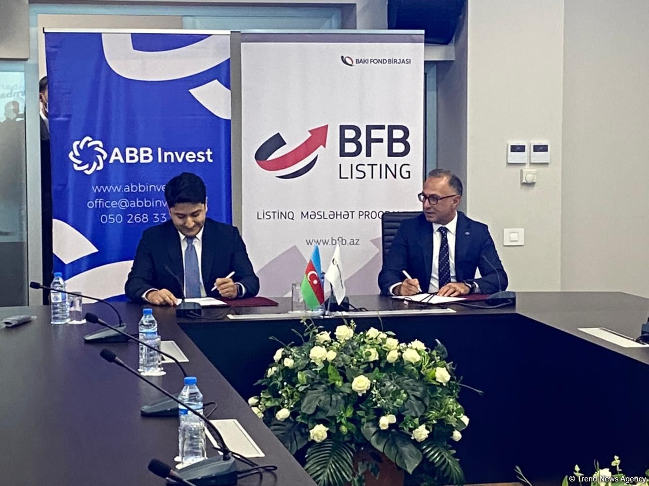 "ABB Invest" Bakı Fond Birjasının listinq məsləhət proqramına qoşulub (FOTO)