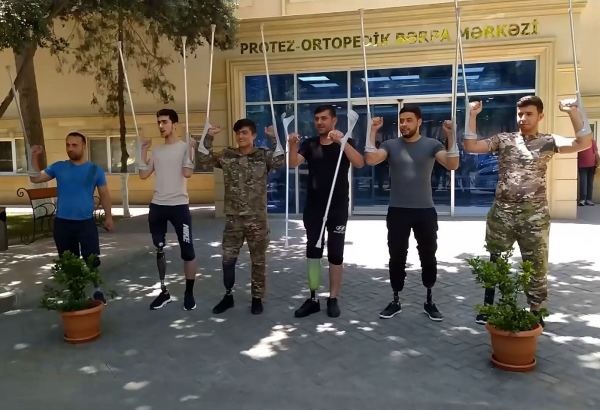 Əvvəlki həyatımıza geri dönürük - Protezlə təmin olunan Qarabağ qaziləri (VİDEO)