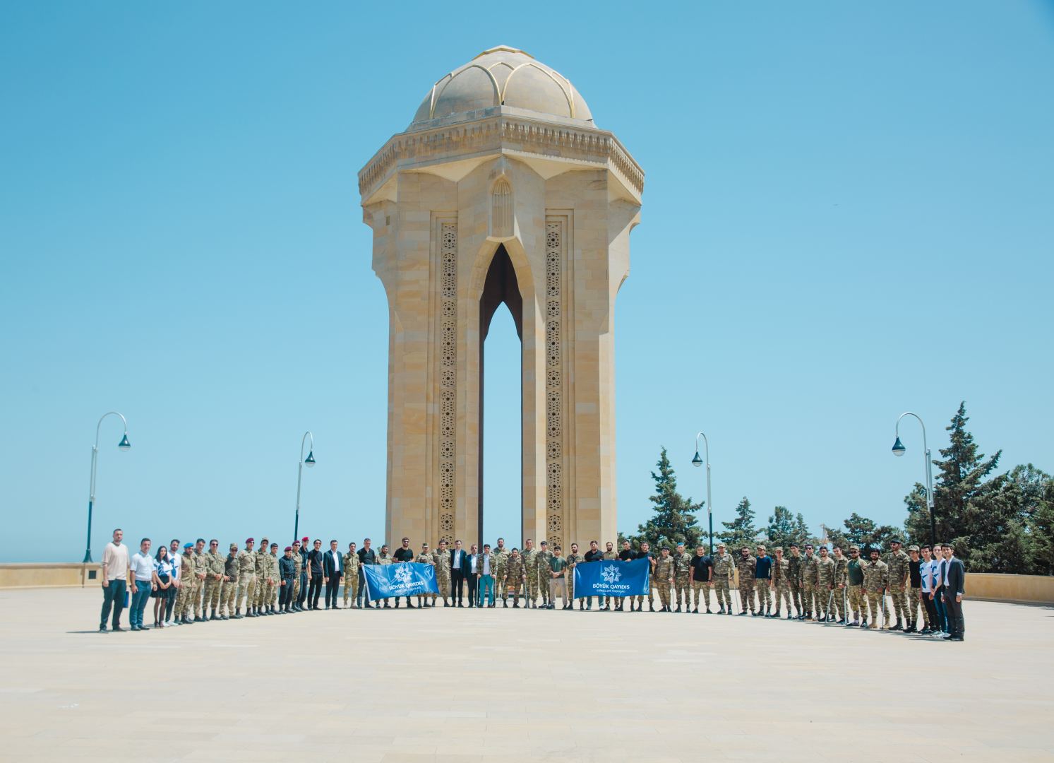 Gəncə, Mingəçevir, Şəki və Şamaxıda yaşayan qazilər Hərbi Qənimətlər Parkını ziyarət edib (FOTO)