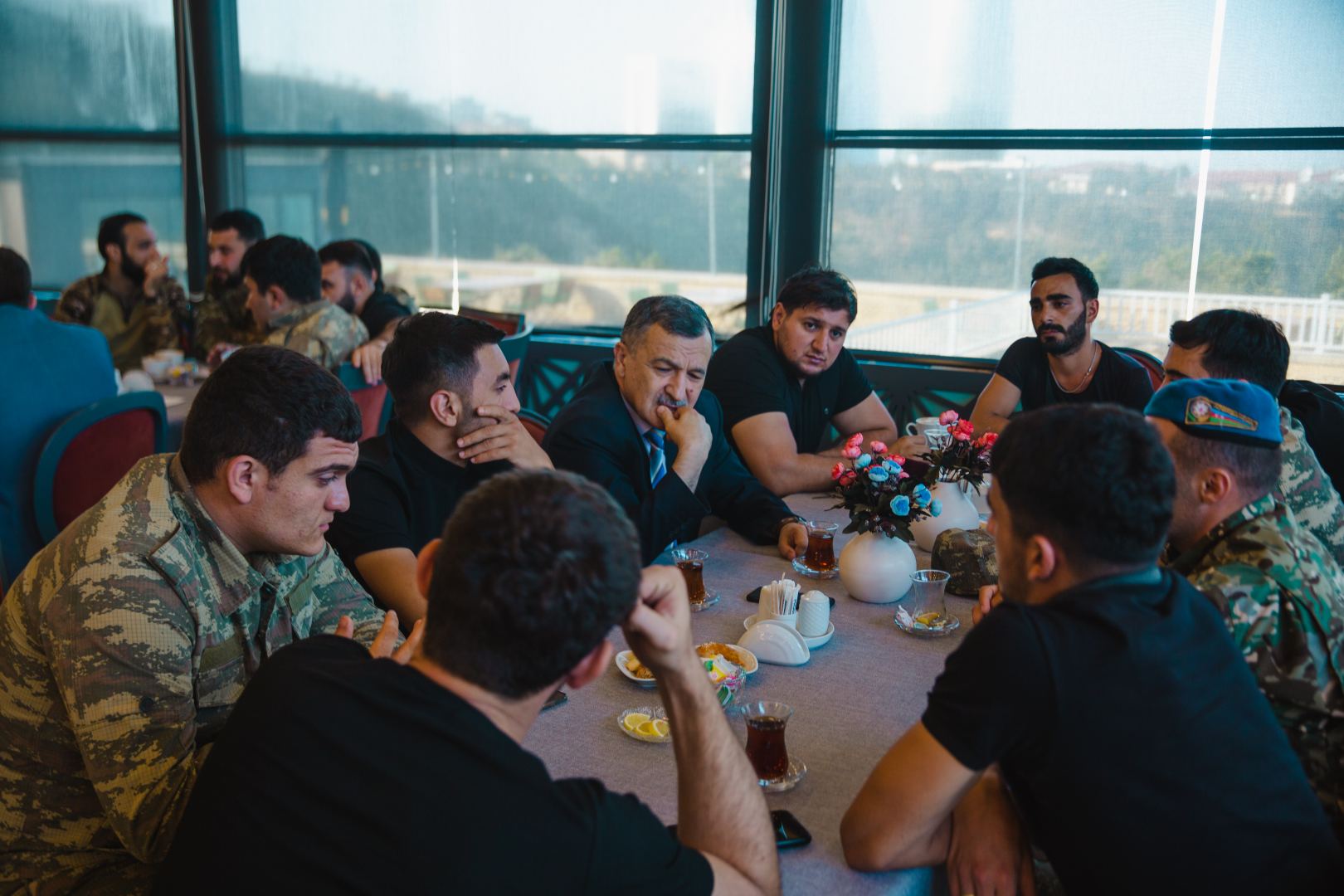 Gəncə, Mingəçevir, Şəki və Şamaxıda yaşayan qazilər Hərbi Qənimətlər Parkını ziyarət edib (FOTO)