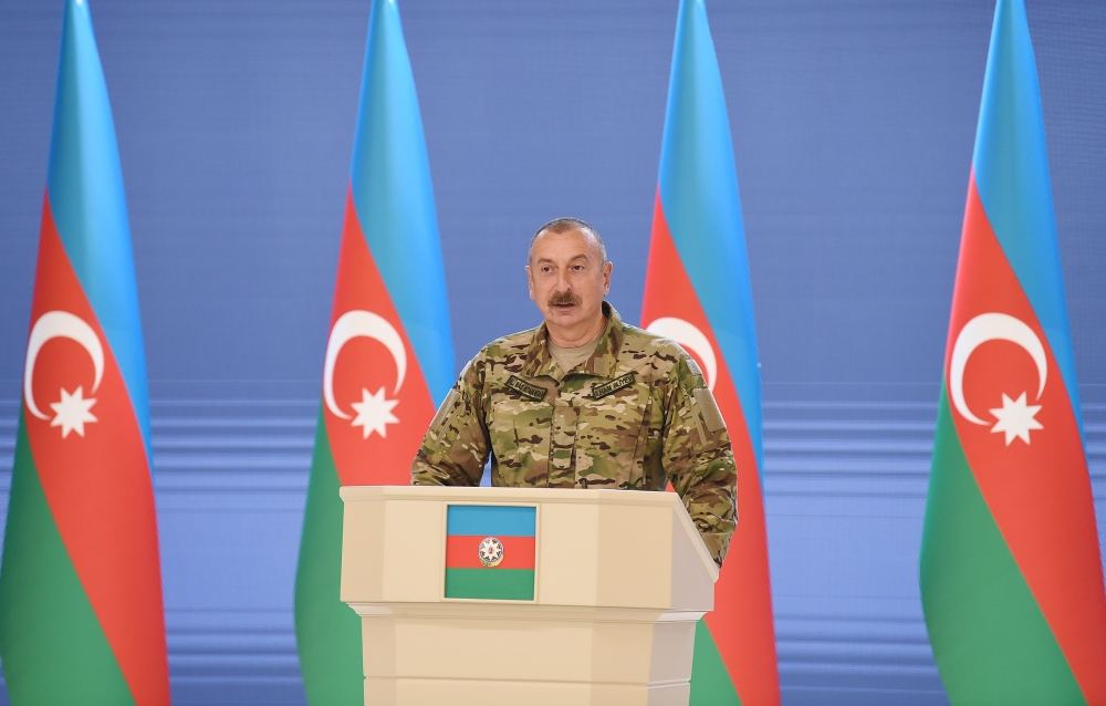 Prezident İlham Əliyev Silahlı Qüvvələr Günü münasibətilə Azərbaycan Ordusunun rəhbər və şəxsi heyətinin bir qrupu ilə görüşüb (FOTO/VİDEO) (YENİLƏNİB)