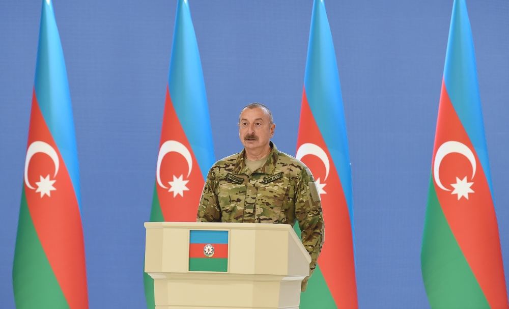 Prezident İlham Əliyev Silahlı Qüvvələr Günü münasibətilə Azərbaycan Ordusunun rəhbər və şəxsi heyətinin bir qrupu ilə görüşüb (FOTO/VİDEO) (YENİLƏNİB)