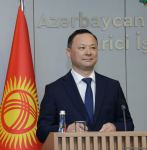 Azərbaycan və Qırğızıstanın XİN rəhbərləri mətbuat konfransı keçirib (FOTO/VİDEO)
