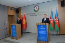 Azərbaycan və Qırğızıstanın XİN rəhbərləri mətbuat konfransı keçirib (FOTO/VİDEO)