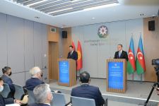 Azərbaycan və Qırğızıstanın XİN rəhbərləri mətbuat konfransı keçirib (FOTO/VİDEO)
