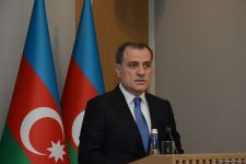 Azərbaycan və Qırğızıstanın XİN rəhbərləri mətbuat konfransı keçirib (FOTO/VİDEO)