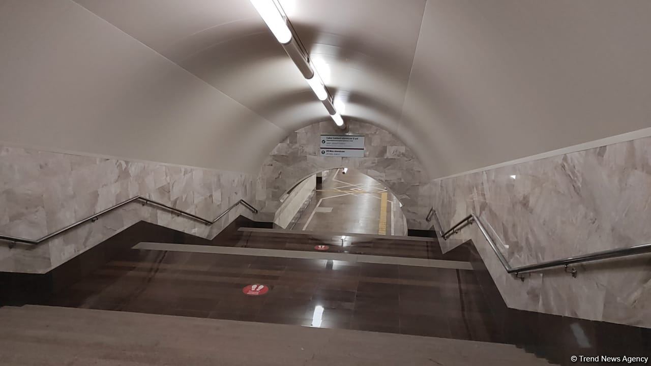 "Şah İsmayıl Xətai" və "Cəfər Cabbarlı" metrostansiyalarını birləşdirən yeni yol istifadəyə verilib (FOTO)