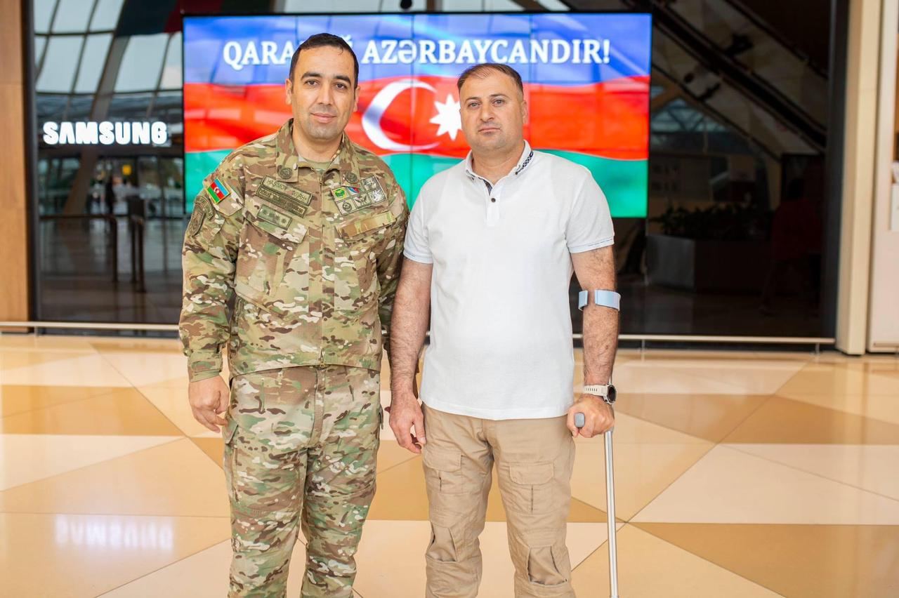 Ağır yaralanan daha 8 qazimiz Türkiyəyə göndərilib (FOTO)