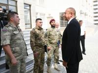 Prezident İlham Əliyev Xocasən qəsəbəsində şəhid ailələri və müharibə əlillərinə mənzillərin və avtomobillərin təqdim olunması mərasimində iştirak edib (FOTO/VIDEO) (YENİLƏNİB-2)