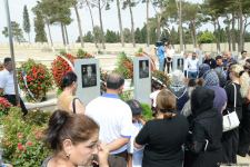 Şəhid Polad Həşimov və İlqar Mirzəyevin anım mərasimi keçirilir (FOTO)