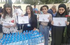 Şəhid Polad Həşimov və İlqar Mirzəyevin anım mərasimi keçirilir (FOTO)