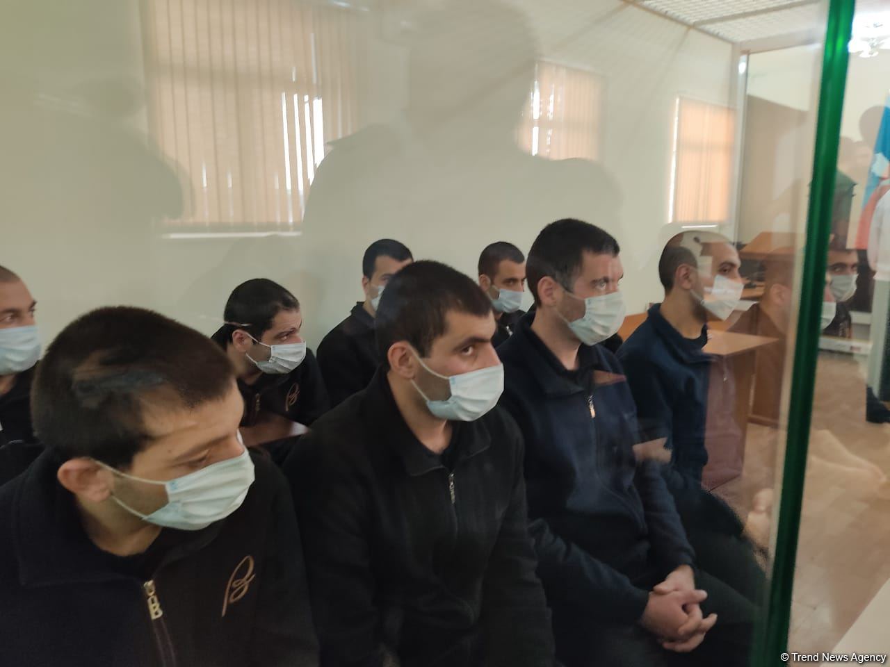 Erməni terrorçu silahlı birləşmənin daha 13 üzvünün məhkəməsi təxirə salınıb (FOTO)