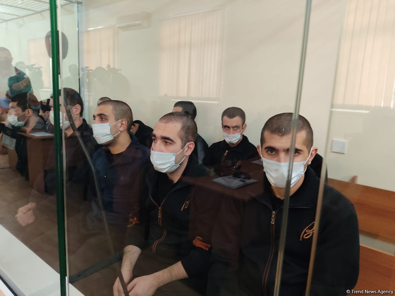 Erməni terrorçu silahlı birləşmənin daha 13 üzvünün məhkəməsi təxirə salınıb (FOTO)