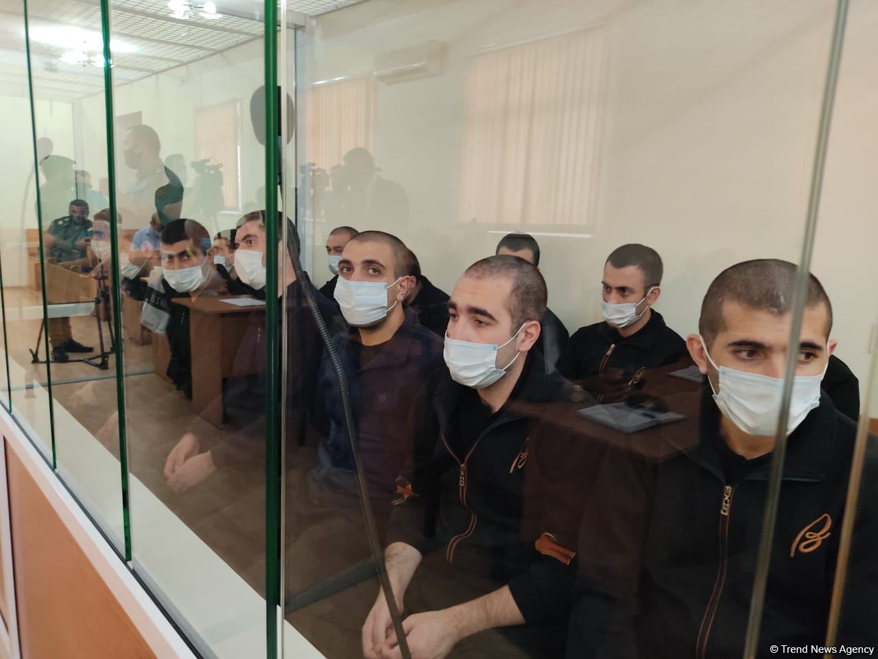 Erməni terrorçu silahlı birləşmənin daha 13 üzvünün məhkəməsi təxirə salınıb (FOTO)