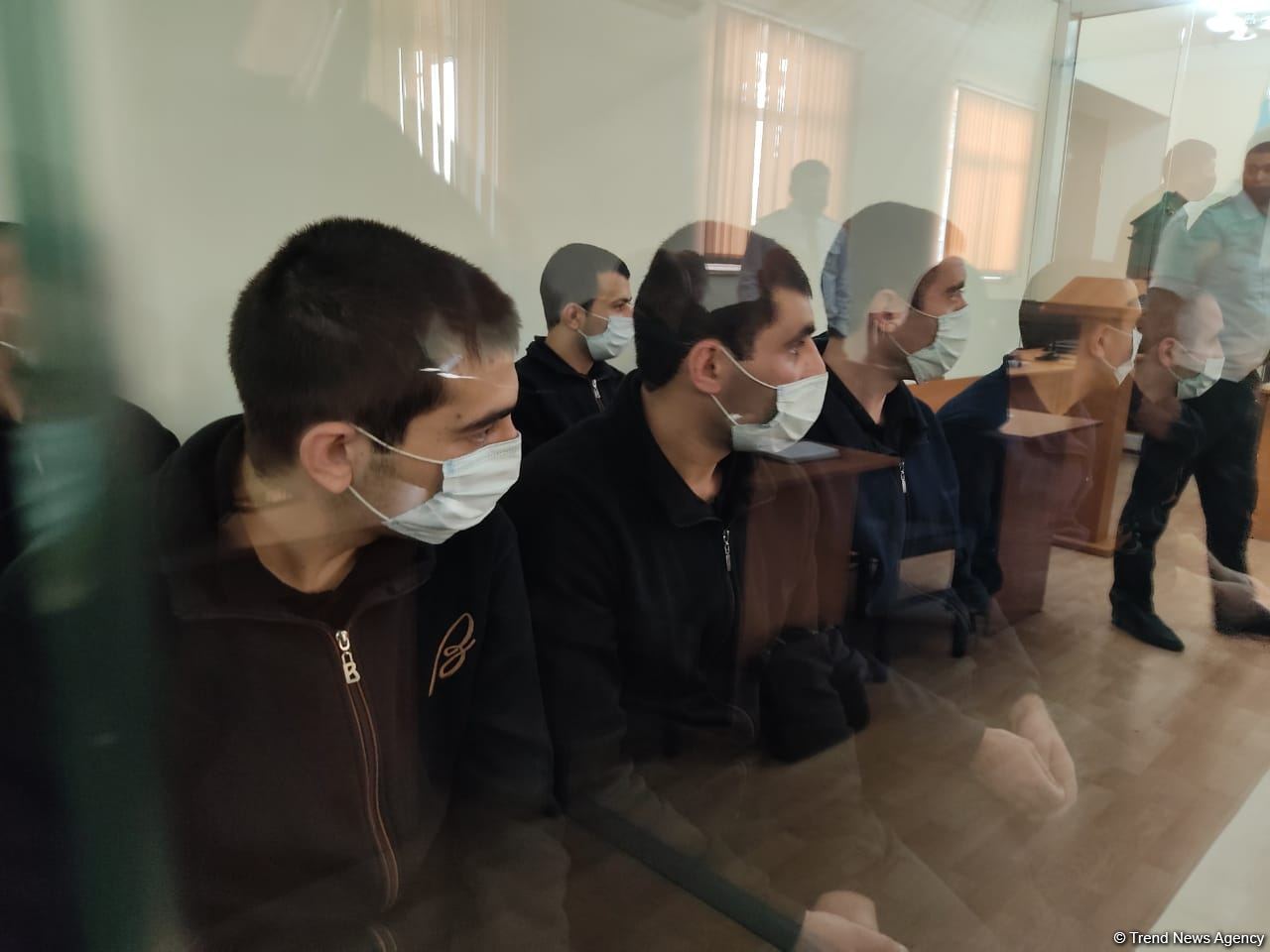 Erməni terrorçu silahlı birləşmənin daha 13 üzvünün məhkəməsi təxirə salınıb (FOTO)