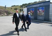 Prezident İlham Əliyev Daşkəsəndə “AzerGold” QSC-nin “Çovdar” İnteqrəolunmuş Regional Emal Sahəsinin fəaliyyəti ilə tanış olub, Azərbaycan Televiziyasına müsahibə verib (YENİLƏNİB) (FOTO/VİDEO)