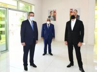 Prezident İlham Əliyev Daşkəsən şəhərinin yenidən qurulan su təchizatı və kanalizasiya sistemləri üzrə görülən işlərlə tanış olub (YENİLƏNİB) (FOTO/VİDEO)
