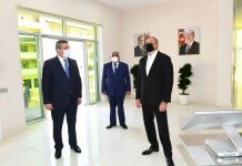 Prezident İlham Əliyev Daşkəsən şəhərinin yenidən qurulan su təchizatı və kanalizasiya sistemləri üzrə görülən işlərlə tanış olub (YENİLƏNİB) (FOTO/VİDEO)