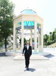 Prezident İlham Əliyev Daşkəsəndə Şəhidlər xiyabanını ziyarət edib (FOTO/VİDEO) (YENİLƏNİB)