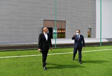 Prezident İlham Əliyev Goranboy Olimpiya İdman Kompleksinin açılışında iştirak edib (FOTO/VİDEO)(YENİLƏNİB)
