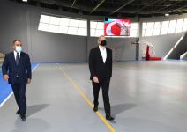Prezident İlham Əliyev Goranboy Olimpiya İdman Kompleksinin açılışında iştirak edib (FOTO/VİDEO)(YENİLƏNİB)