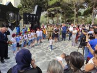 General Polad Həşimovun adına yaradılan parkın açılışı olub (FOTO)