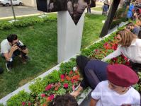 General Polad Həşimovun adına yaradılan parkın açılışı olub (FOTO)
