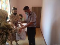 Deputat Sevil Mikayılovanın təşəbbüsü ilə Xudatda Qurban bayramı sovqatı paylanılıb (FOTO)