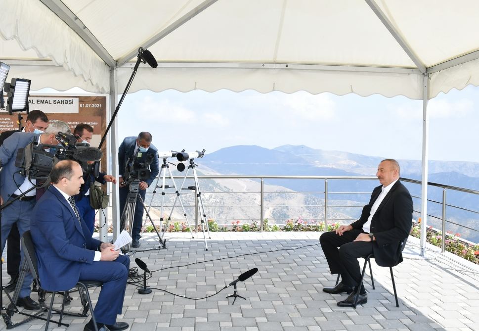 Prezident İlham Əliyev: Bizim Zəfərimiz Ermənistanın bütün ideoloji sütunlarını darmadağın edib