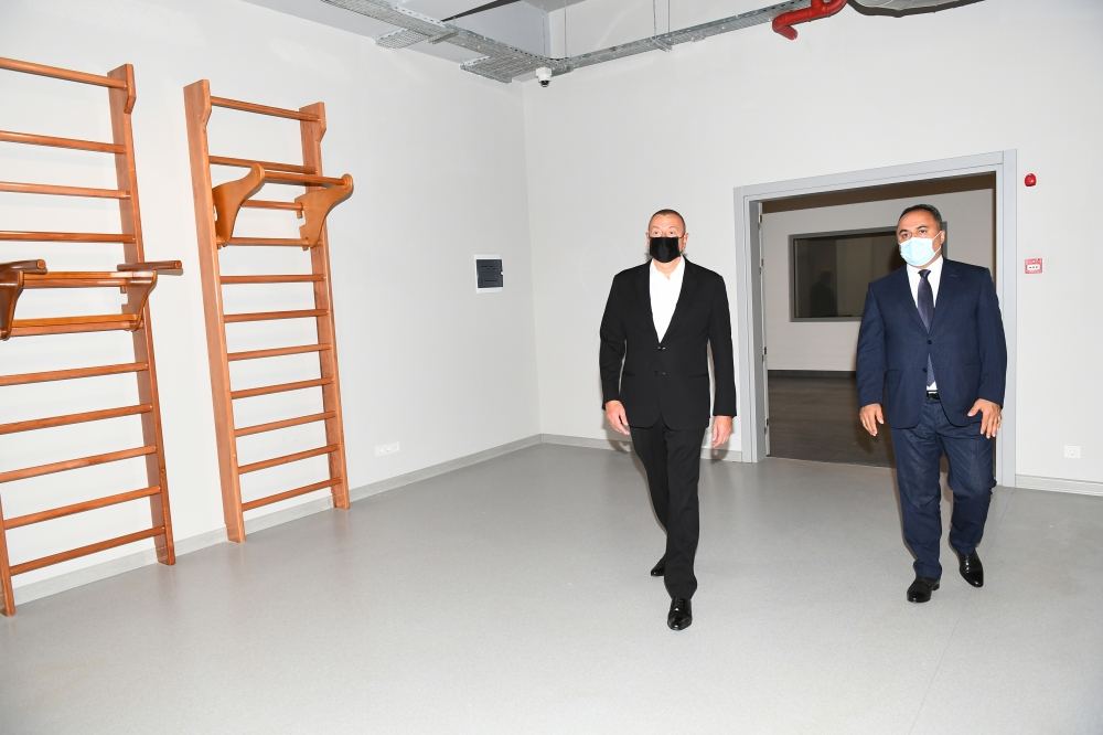 Prezident İlham Əliyev Goranboy Olimpiya İdman Kompleksinin açılışında iştirak edib (FOTO/VİDEO)(YENİLƏNİB)