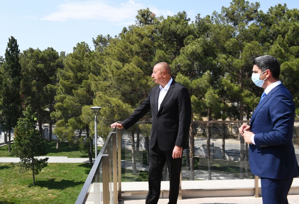 Prezident İlham Əliyev Naftalan Mərkəzi Sanatoriyasının açılışında iştirak edib (FOTO/VİDEO)(YENİLƏNİB)