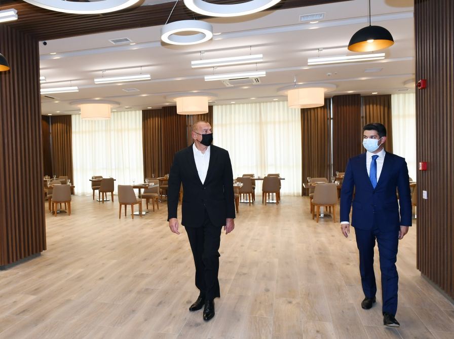 Prezident İlham Əliyev Naftalan Mərkəzi Sanatoriyasının açılışında iştirak edib (FOTO/VİDEO)(YENİLƏNİB)