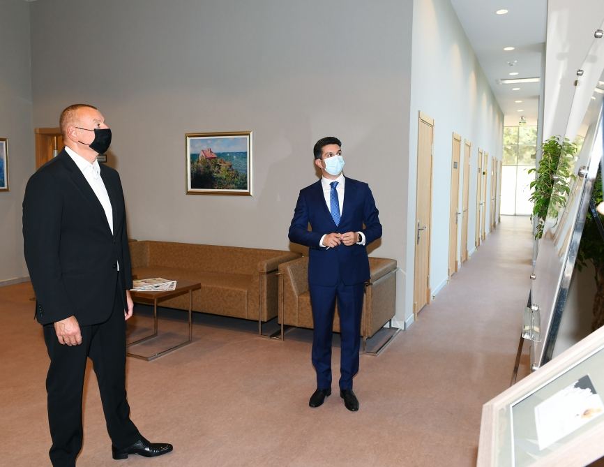 Prezident İlham Əliyev Naftalan Mərkəzi Sanatoriyasının açılışında iştirak edib (FOTO/VİDEO)(YENİLƏNİB)