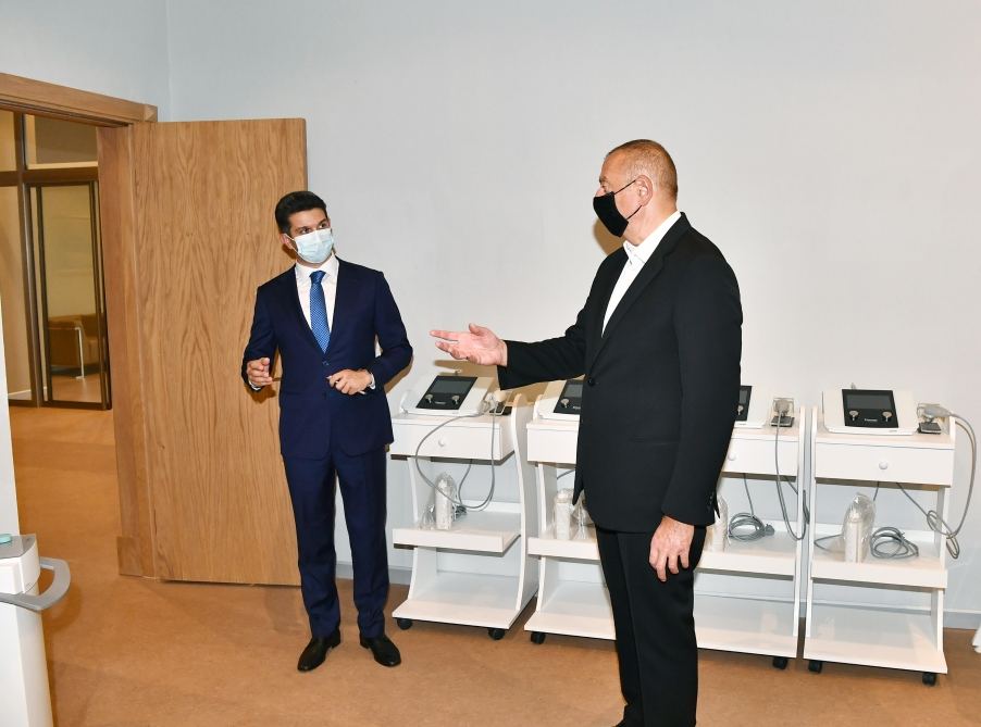 Prezident İlham Əliyev Naftalan Mərkəzi Sanatoriyasının açılışında iştirak edib (FOTO/VİDEO)(YENİLƏNİB)