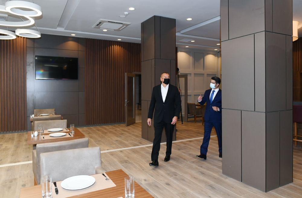 Prezident İlham Əliyev Naftalan Mərkəzi Sanatoriyasının açılışında iştirak edib (FOTO/VİDEO)(YENİLƏNİB)