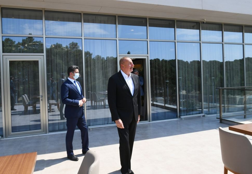 Prezident İlham Əliyev Naftalan Mərkəzi Sanatoriyasının açılışında iştirak edib (FOTO/VİDEO)(YENİLƏNİB)