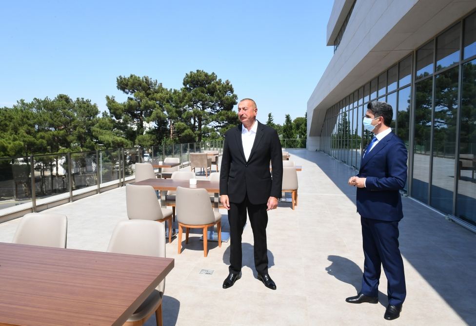 Prezident İlham Əliyev Naftalan Mərkəzi Sanatoriyasının açılışında iştirak edib (FOTO/VİDEO)(YENİLƏNİB)