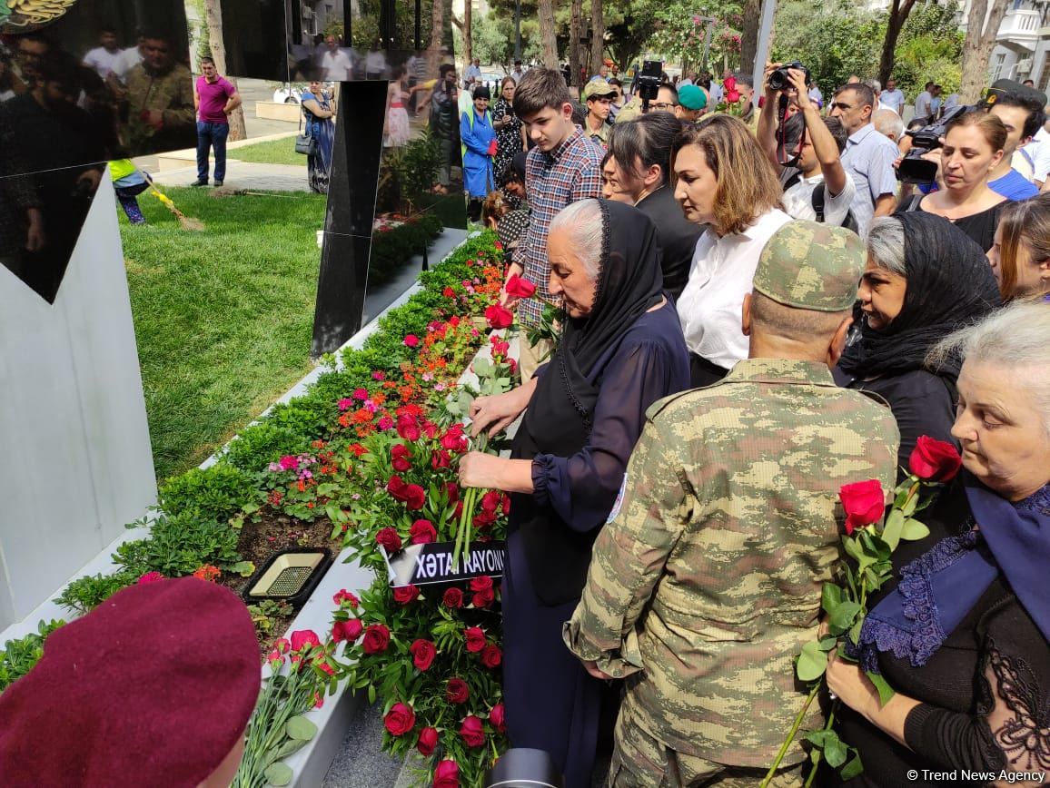 General Polad Həşimovun adına yaradılan parkın açılışı olub (FOTO)