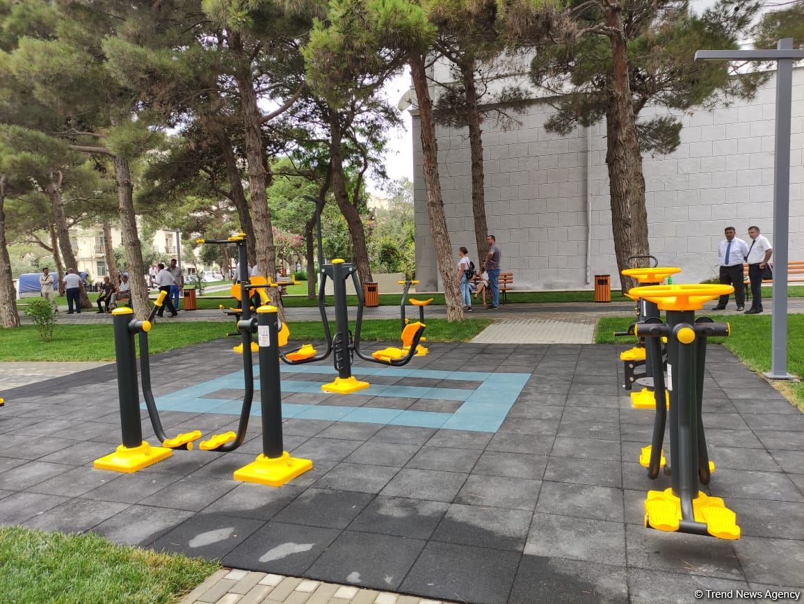 General Polad Həşimovun adına yaradılan parkın açılışı olub (FOTO)