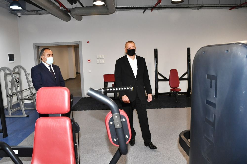 Prezident İlham Əliyev Goranboy Olimpiya İdman Kompleksinin açılışında iştirak edib (FOTO/VİDEO)(YENİLƏNİB)