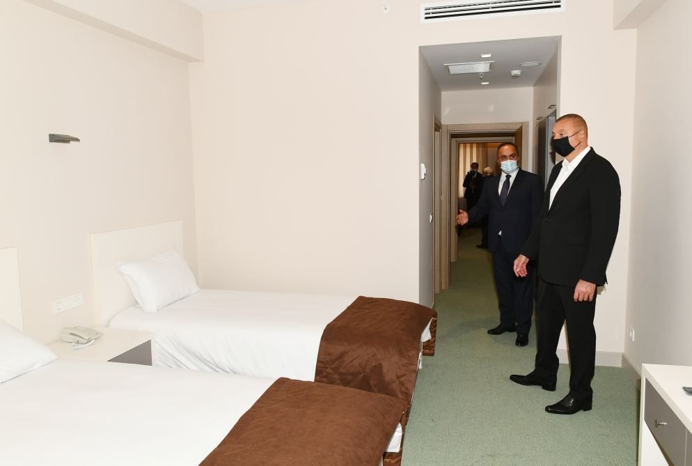 Prezident İlham Əliyev Goranboy Olimpiya İdman Kompleksinin açılışında iştirak edib (FOTO/VİDEO)(YENİLƏNİB)